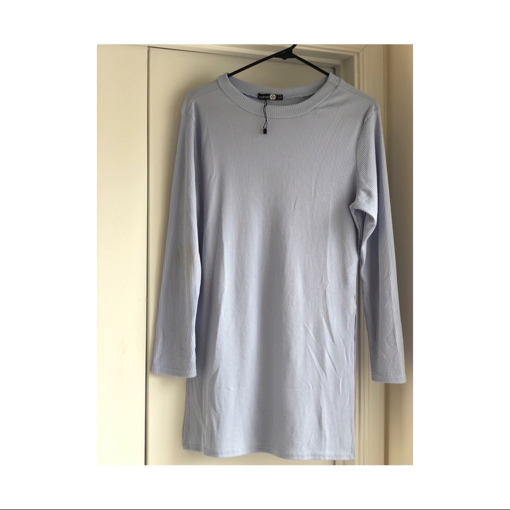 🔥USED🔥 BooHoo Plus Ribbed Top